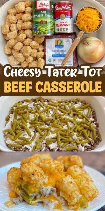 Cheesy Tater-Tot Beef Casserole