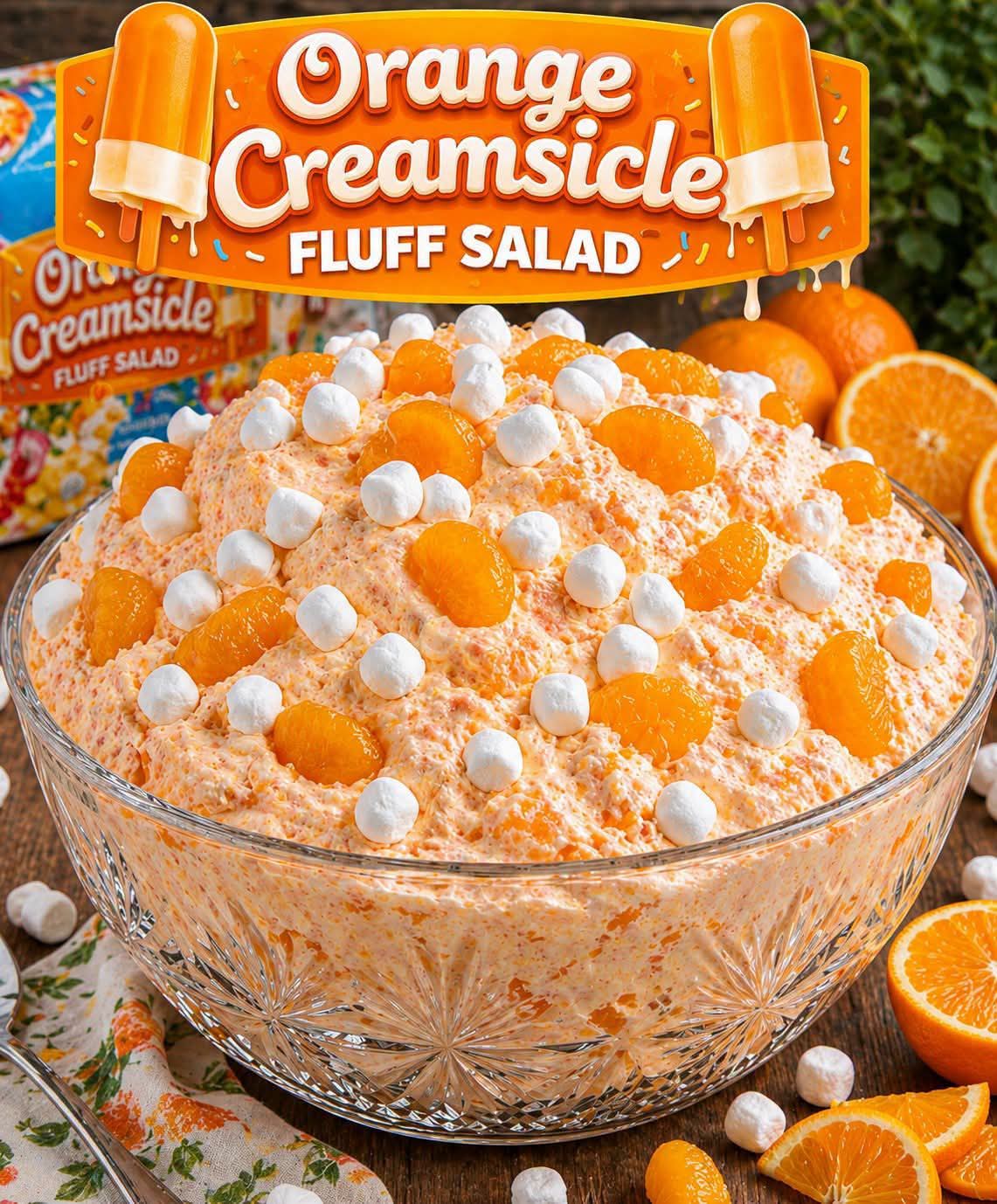 Orange Creamsicle Fluff Salad
