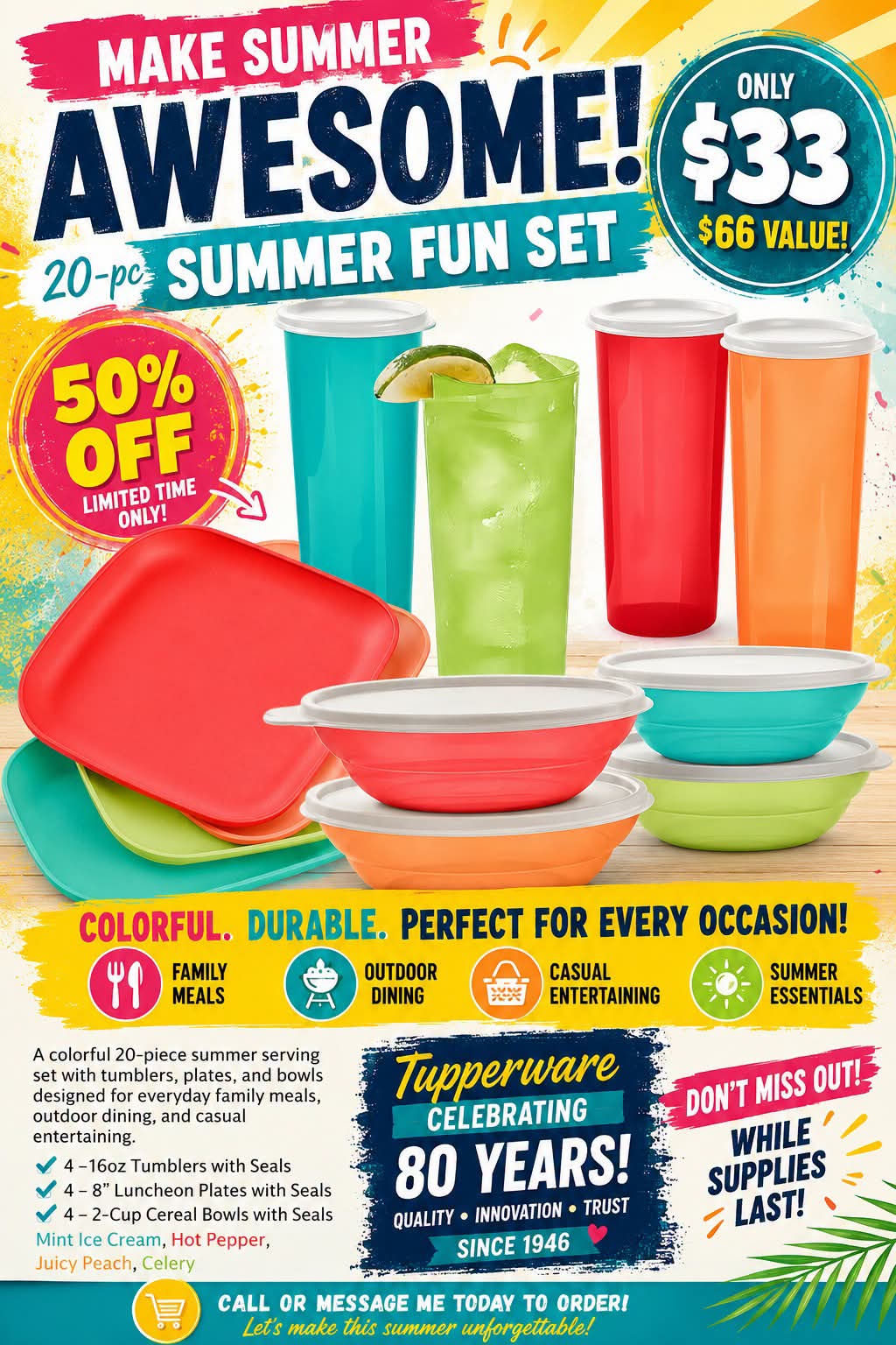 Summer just got a whole lot more colorful!