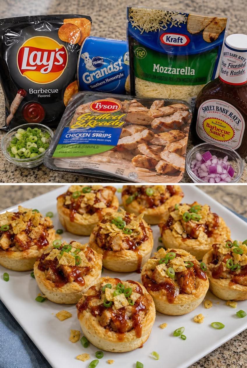 BBQ Chicken Biscuit Cups